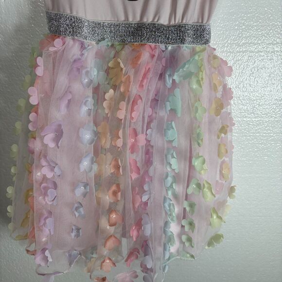 Disney Minnie Mouse 5T Girls Tutu Pink Dress Tulle Rainbow Ballet Princess Fairy - Picture 7 of 7